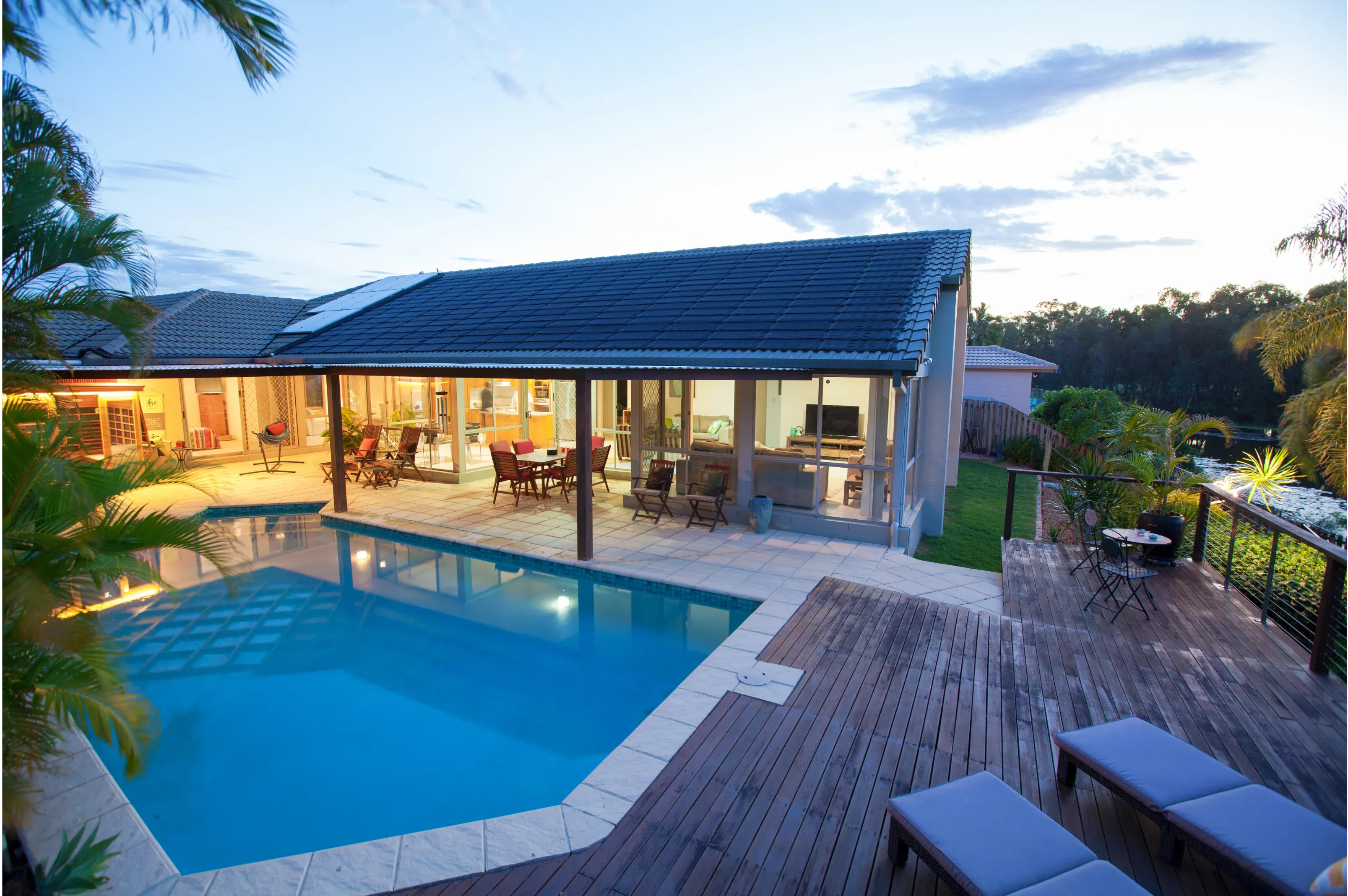 Large inground backyard pool design in Walkerville, Adelaide